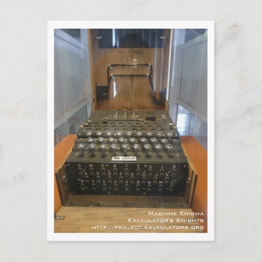 Carte postale Enigma Briefkaart (Voorkant)