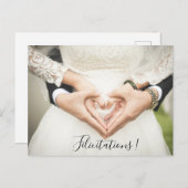 Carte postale FÉLICITATIONS Briefkaart (Voorkant / Achterkant)