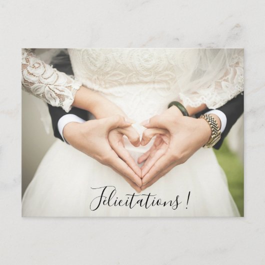 Carte postale FÉLICITATIONS Briefkaart (Voorkant)