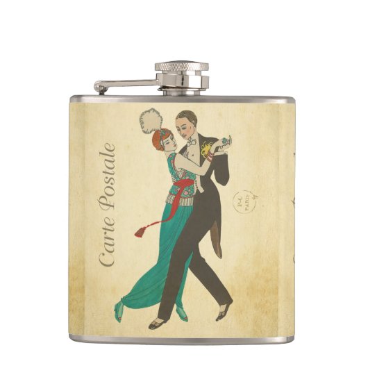 Carte Postale Flask Heupfles (Voorkant)