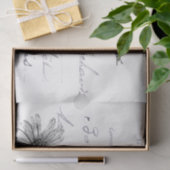 Carte Postale French Flower Dragonfly Decoupage Tissuepapier (Geschenk)