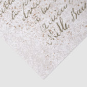 Carte Postale French Script Beehive Skep Decoupage Tissuepapier (Detail)