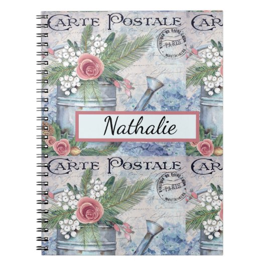 Carte Postale French watercan Notitieboek (Voorkant)