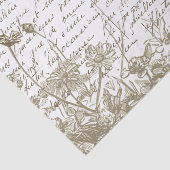 Carte Postale French Wildflower Bird  Tissuepapier (Detail)