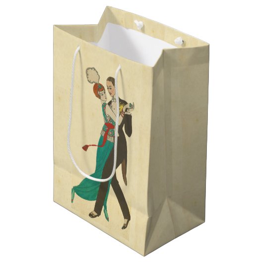 Carte Postale Gift Bag Medium Cadeauzakje (Voorkant Gekanteld)