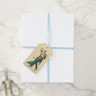 Carte Postale Gift Label Cadeaulabel