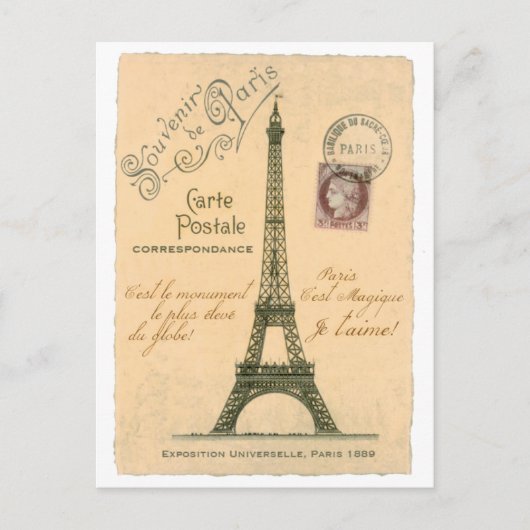 Carte Postale-kaart Briefkaart (Voorkant)