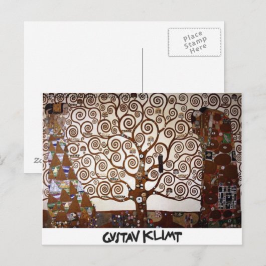 Carte postale Klimt Briefkaart (Voorkant / Achterkant)