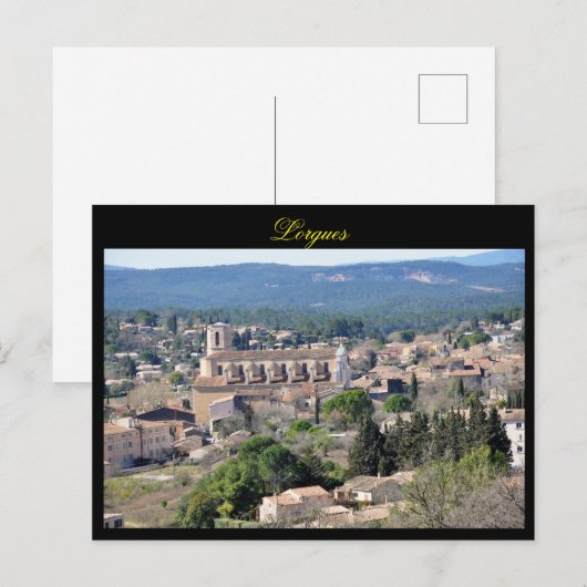 Carte postale Lorgues Briefkaart (Voorkant / Achterkant)