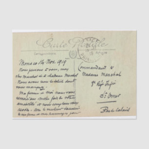 Carte Postale Monaco  Frans Groen Tissuepapier