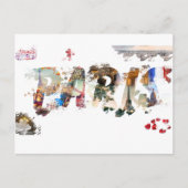 Carte Postale PARIS Briefkaart (Voorkant)