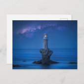 Carte Postale Phare Tourlitis - Ile d'Andros - Grè Briefkaart (Voorkant / Achterkant)