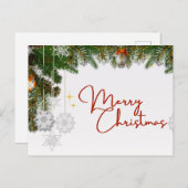 Carte postale pour fêtes annuelles feestdagenkaart (Voorkant / Achterkant)