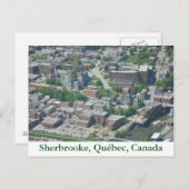 Carte postale Sherbrooke, Québec, Canada Briefkaart (Voorkant / Achterkant)