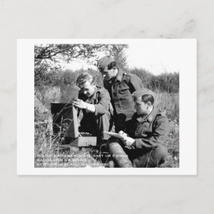 Carte postale Soldats Enigma Briefkaart