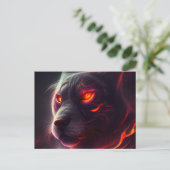 Carte postale tijger briefkaart (Staand voorkant)