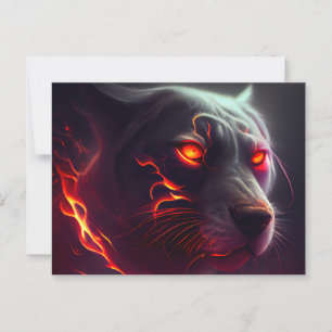 Carte postale tijger briefkaart