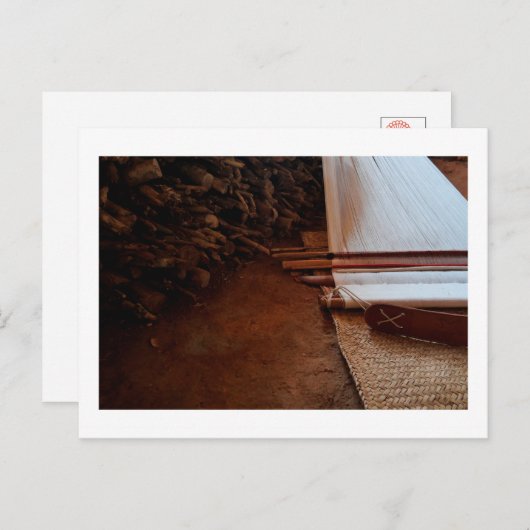 Carte postale Tissage - Uekani Briefkaart (Voorkant / Achterkant)