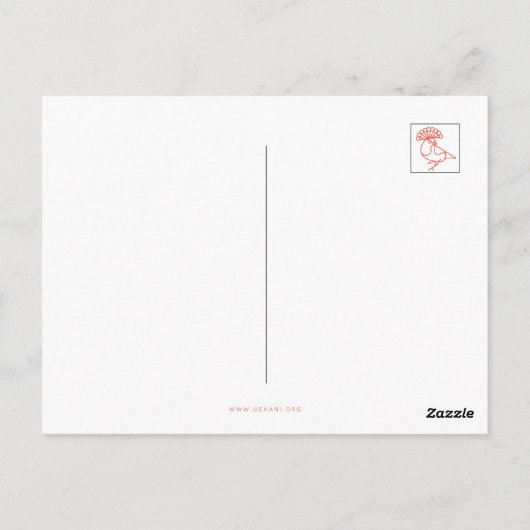 Carte postale Tissage - Uekani Briefkaart (Achterkant)