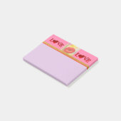 Carte Postale Valentijn Kiss Post-it Notes (Schuin)