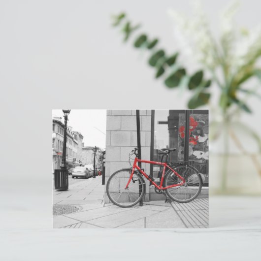 Carte postale vélo briefkaart (Staand voorkant)