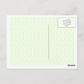 Carte postale visie psychédélique verte briefkaart (Achterkant)