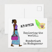 Carte postale Wanderlust in Madagascar Briefkaart (Voorkant / Achterkant)