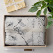 Carte Postale Wildflower Dragonfly Decoupage Craft Tissuepapier (Geschenk)