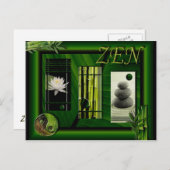 Carte postale ZEN houding Briefkaart (Voorkant / Achterkant)