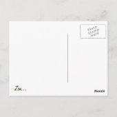 Carte postale ZEN houding Briefkaart (Achterkant)