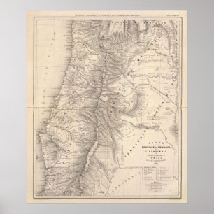 Carte, Province de Mendoza, Araucan?a Poster