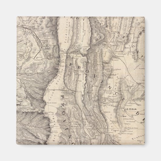 Carte, provincies La Rioja San Juan Magneet (Voorkant)