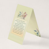 carte remerciement oiseau tendre kaart (Achterkant)