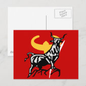 carte taureau briefkaart (Voorkant / Achterkant)