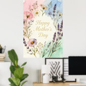 Cartel Happy Mothers Day Poster (Thuiskantoor)