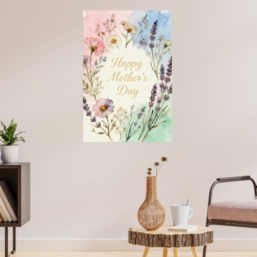 Cartel Happy Mothers Day Poster (Woonkamer 3)