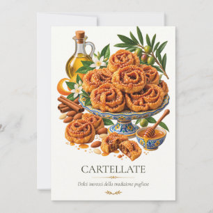 Cartellate – Traditioneel Italiaans dessert Kaart