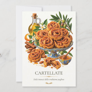 Cartellate – Traditioneel Italiaans dessert Kaart
