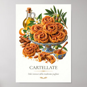 Cartellate – Traditioneel Italiaans dessert Poster