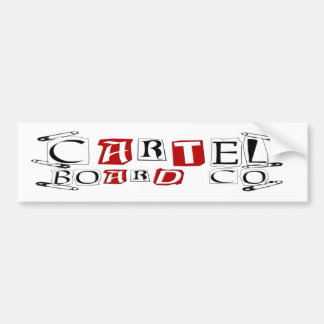 Cartelveiligheidssticker Bumpersticker