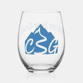 Carten Sneeuwglas Wijnglas Zonder Voet (Voorkant)