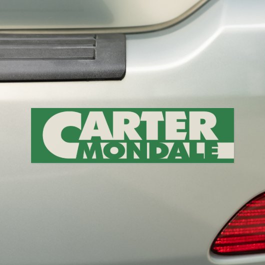 Carter 1976 Bumpersticker (Op auto)