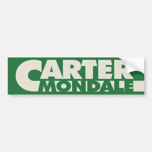 Carter 1976 Bumpersticker (Voorkant)