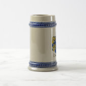 Carter Coat of Arms Stein / Carter Family Crest Bierpul (Center)