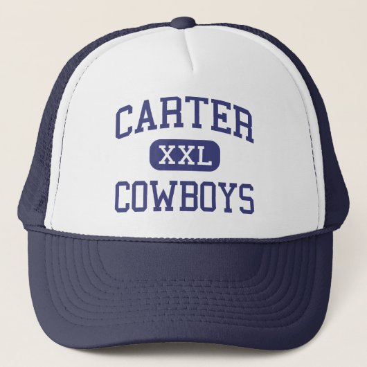 Carter - Cowboys - High School - Dallas Texas Trucker Pet (Voorkant)