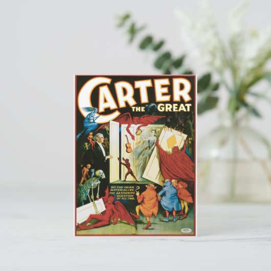  Carter de Grote, is de Dode materialisatie? Briefkaart (Staand voorkant)