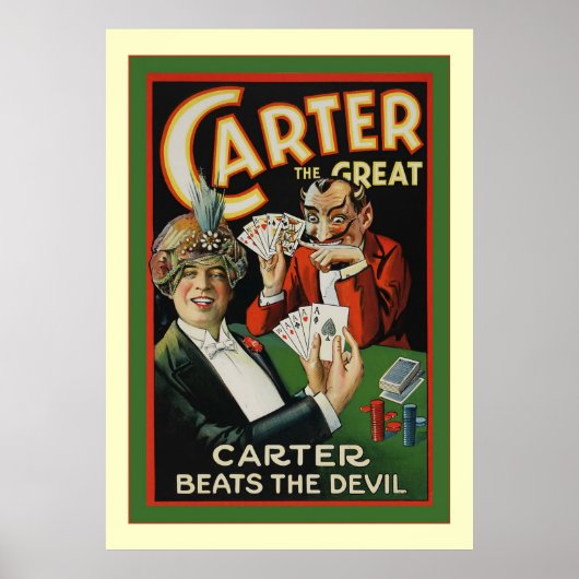 Carter De Grote ~ Magiciër Poster (Voorkant)