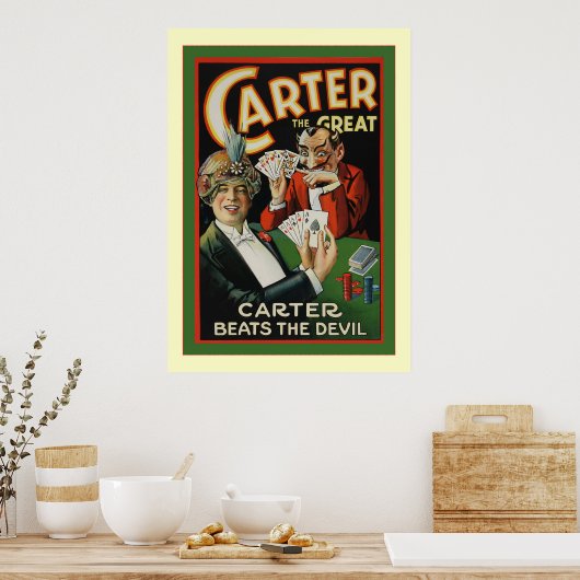 Carter De Grote ~ Magiciër Poster (Keuken)