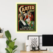 Carter De Grote ~ Magiciër Poster (Thuiskantoor)