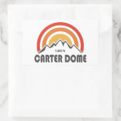 Carter Dome New Hampshire Rechthoekige Sticker (Tas)